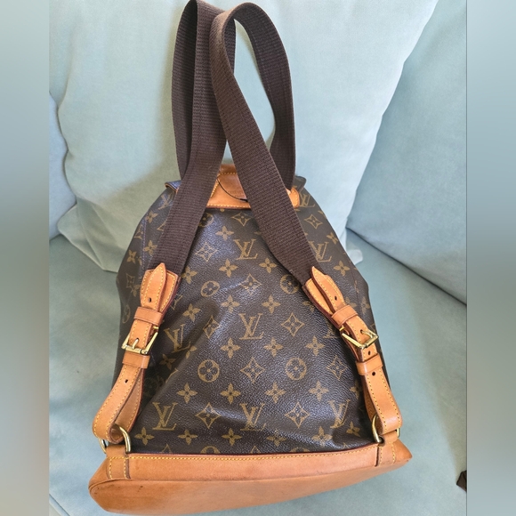 Authentic Louis Vuitton LV BackPack Montsouris GM Brown Monogram - Picture 2 of 16